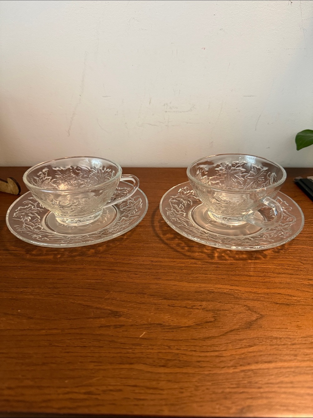 Princess House Fantasia Tea Cup & Saucer set/2
